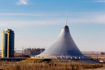 Architectural elements and abstract parts of buildings and structures in Astana Kazakhstanのeditorial素材