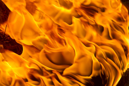 Red Fire and Flames Background