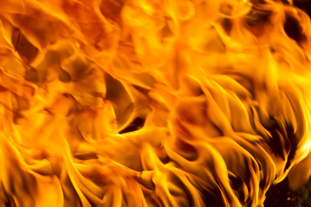 Red Fire and Flames Background