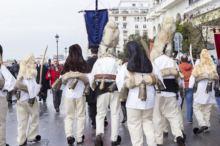 THESSALONIKI, GREECE - FEBRUARY 23, 2014 : The Folklife and Ethnological Museum of Macedonia-Thrace...