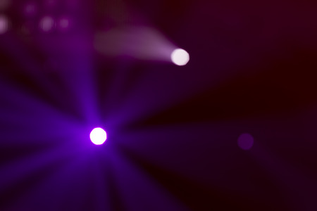Defocused entertainment concert lighting on stage, bokeh.の写真素材