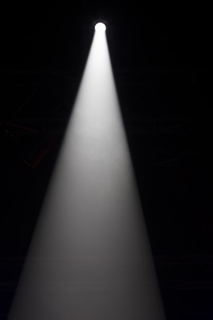 Defocused entertainment concert lighting on stage, bokeh 