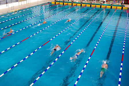 THESSALONIKI, GREECE- MAY 24, 2014: Male and female participants from Balkan countries competing in...