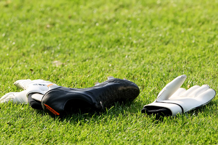 THESSALONIKI, GREECE  JULY 17, 2014: Footballerのeditorial素材