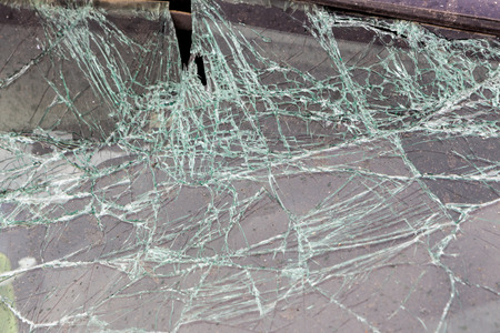 VERIA, GREECE - OCTOBER, 5, 2014:A large truck crashed into a number of cars and 4 people were killed and many were injured in a multi-vehicle collision that occurred on Egnatia Odos.のeditorial素材