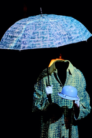THESSALONIKI, GREECE - OCTOBER, 1, 2014: Performers skipping Rope at Cirque du Soleil's show 'Quidam'のeditorial素材