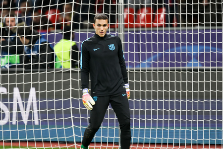 Leverkusen, Germany- December 9, 2015: Jordi Masip during the UEFA Champions League game between Bayer 04 Leverkusen vs Barcelona at BayArena stadiumのeditorial素材