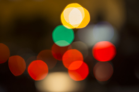 De focused/Blurred image of lights. Blur lights. Light bokeh.の写真素材
