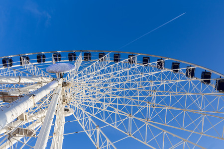 Luna park attraction wheel. Close upのeditorial素材