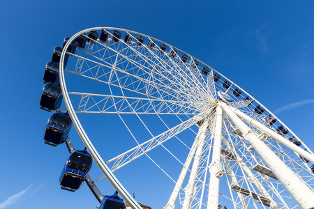 Luna park attraction wheel. Close upのeditorial素材
