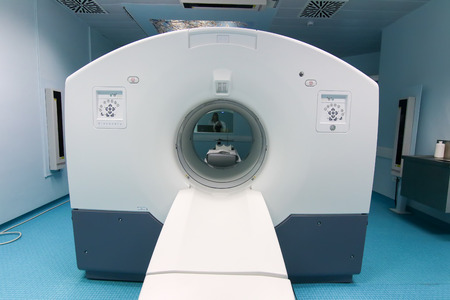 Thessaloniki, Greece - February 17, 2016: Official opening of the first CT imaging PET-CT scanner (PET-SCAN) in northern Greece in the hospital C. Papageorgiouのeditorial素材