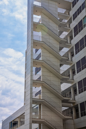 Hague, Netherlands - July 6, 2018: Modern buildings in Den Haag city center , Netherlands