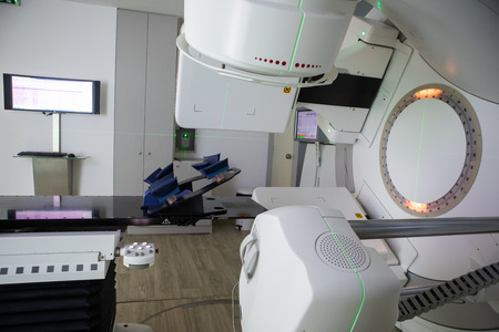 Thessaloniki, Greece - Novemper 21, 2018: Official opening of the first linear accelerator technology IMRT, IGRT, VMAT of the Department of Radiotherapy Oncology at TheageniÎ¿ Hospital in northern Greeceのeditorial素材