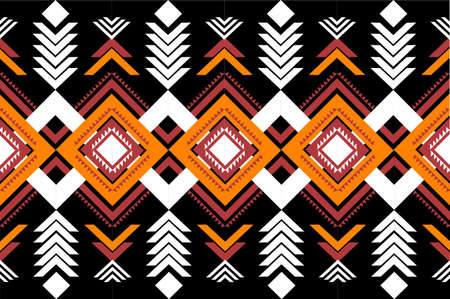 Geometric ethnic natural seamless pattern traditional Design for background, carpet, wallpaper,...
