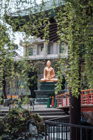 Buddha statue in Kawasaki, Japanの写真素材