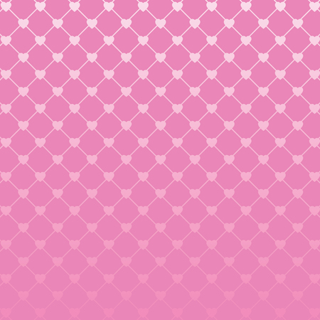 Vector seamless pattern with hearts and dots, romantic wallpaper, background for mother's day or valentine's day, 8th marchのイラスト素材