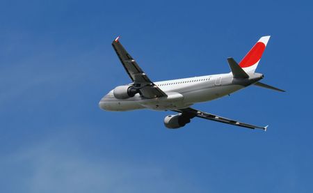 Taking off airbus