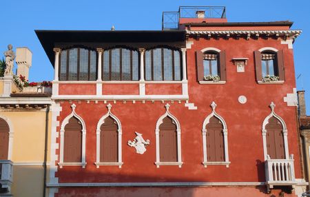 Chioggia, Venice(Italy): Ancient Palaceの写真素材