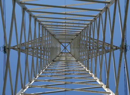 Inside an High Voltage Pylon