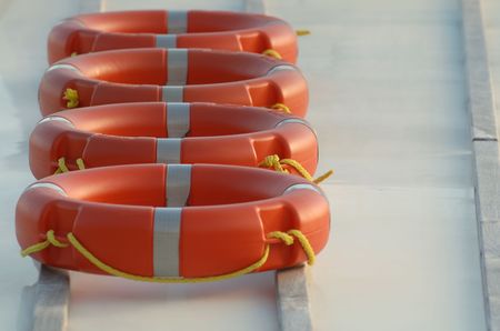 Life preserversの写真素材