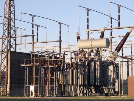 High voltage power plant detail