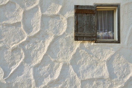 Alpine house detailの写真素材