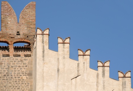 Castle merlonsの写真素材