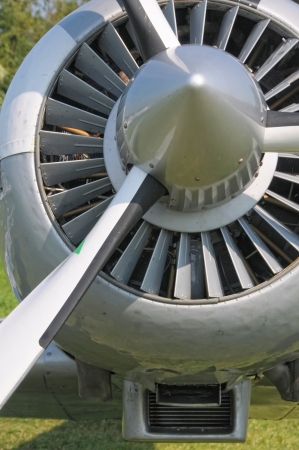 Airplane prop detailの写真素材
