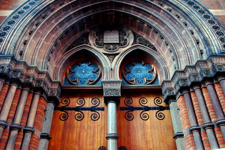 Old Church Entranceの写真素材