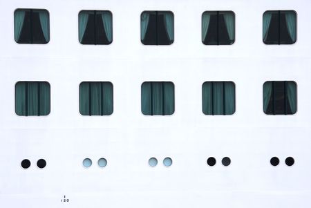 Cruise Ship Windowsの写真素材