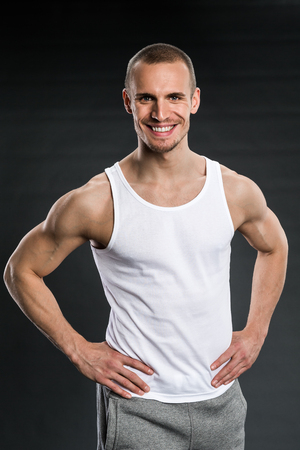 Handsome Fitness Menの写真素材
