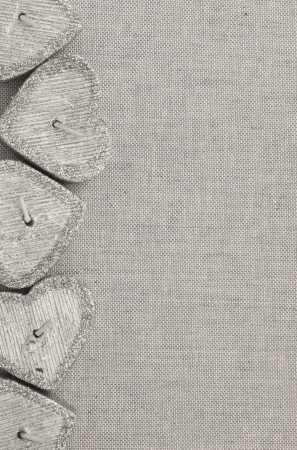 silver hearts backgroundの写真素材