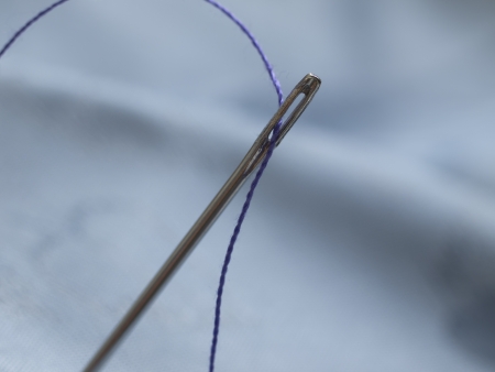 threat in the needleの写真素材