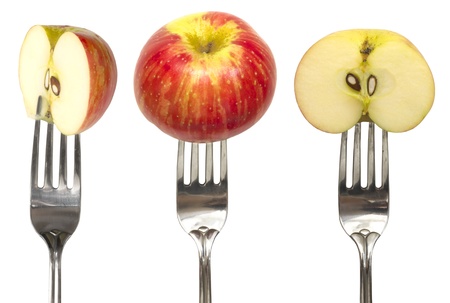 diet with applesの写真素材