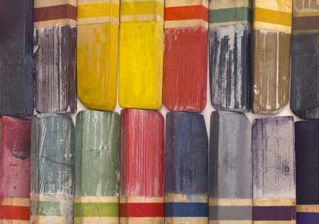 artistic crayonsの写真素材