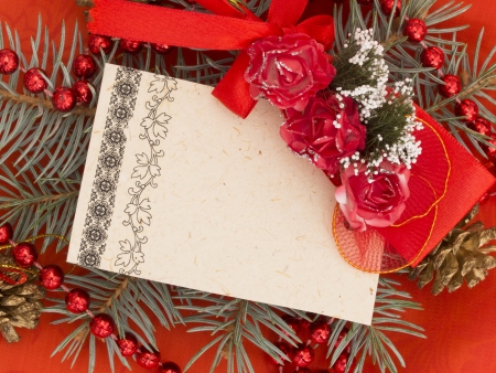 xmas greeting cardの写真素材
