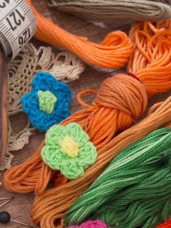 sewing itemsの写真素材