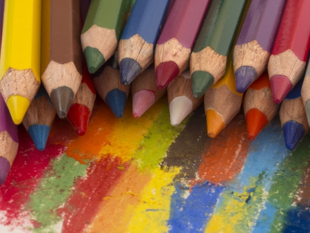 colorful pencilsの写真素材