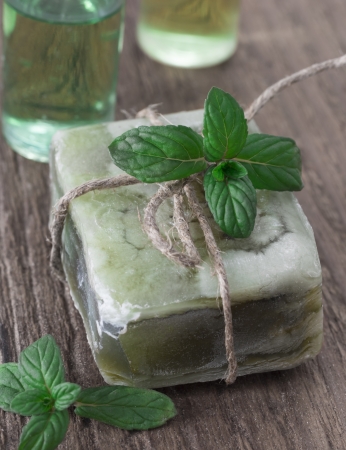 green soapの写真素材