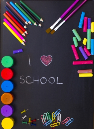 equipment for schoolの写真素材