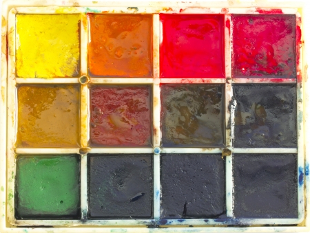 watercolorsの写真素材