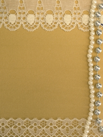 vintage background with laceの写真素材
