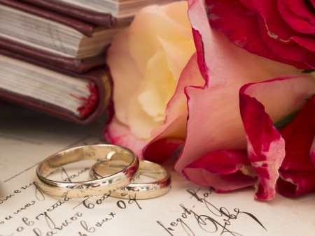 wedding ringsの写真素材