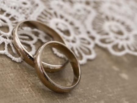 wedding ringsの写真素材