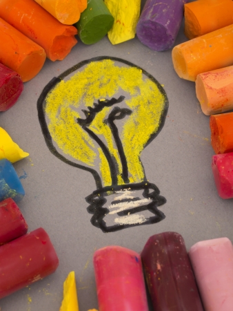 Idea concept, solving problems in colorsの写真素材