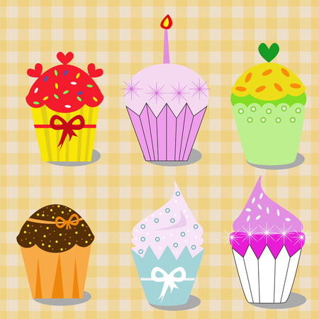 cupcakesのイラスト素材
