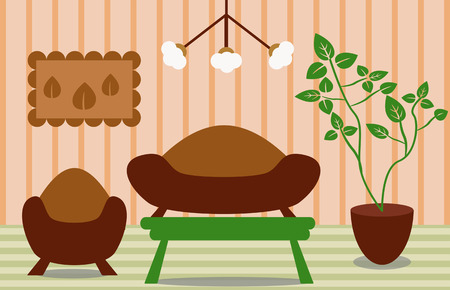 living roomのイラスト素材