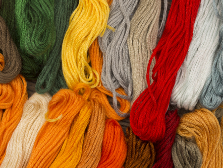 needlecraft embroidery threadsの写真素材