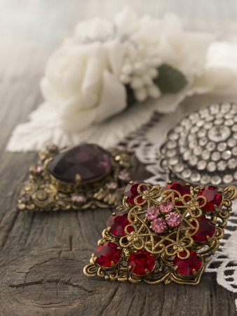 vintage female accessoriesの写真素材