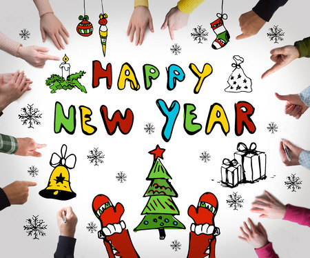 Happy New Year conceptの写真素材